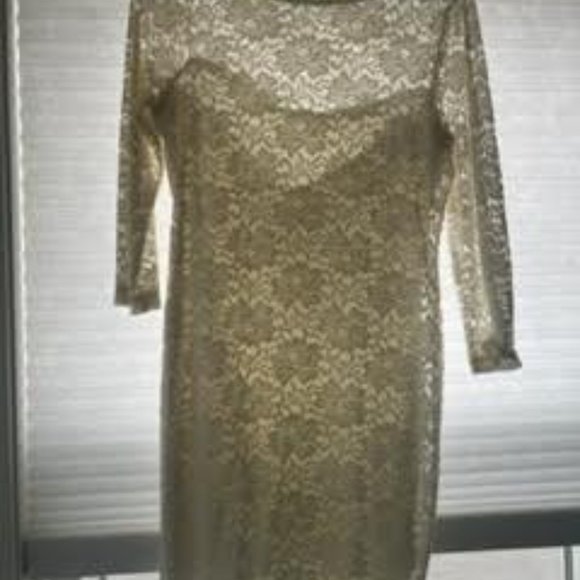 Forever21 Off-White Lace Bodycon Dress - Picture 3 of 3